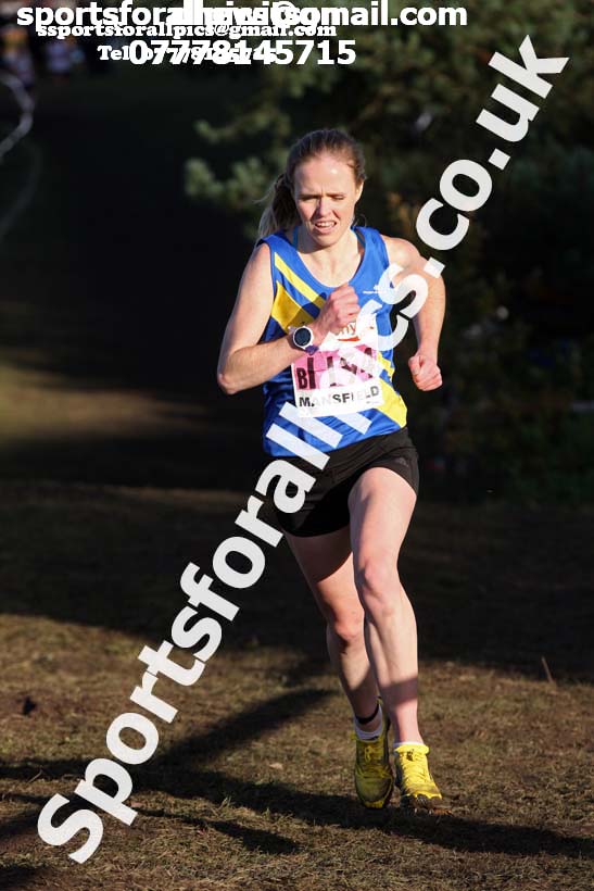 Senior womens National Cross Country Relay, Berry Hill Park, Mansfield. Photo:  David T. Hewitson/Sports for All Pics